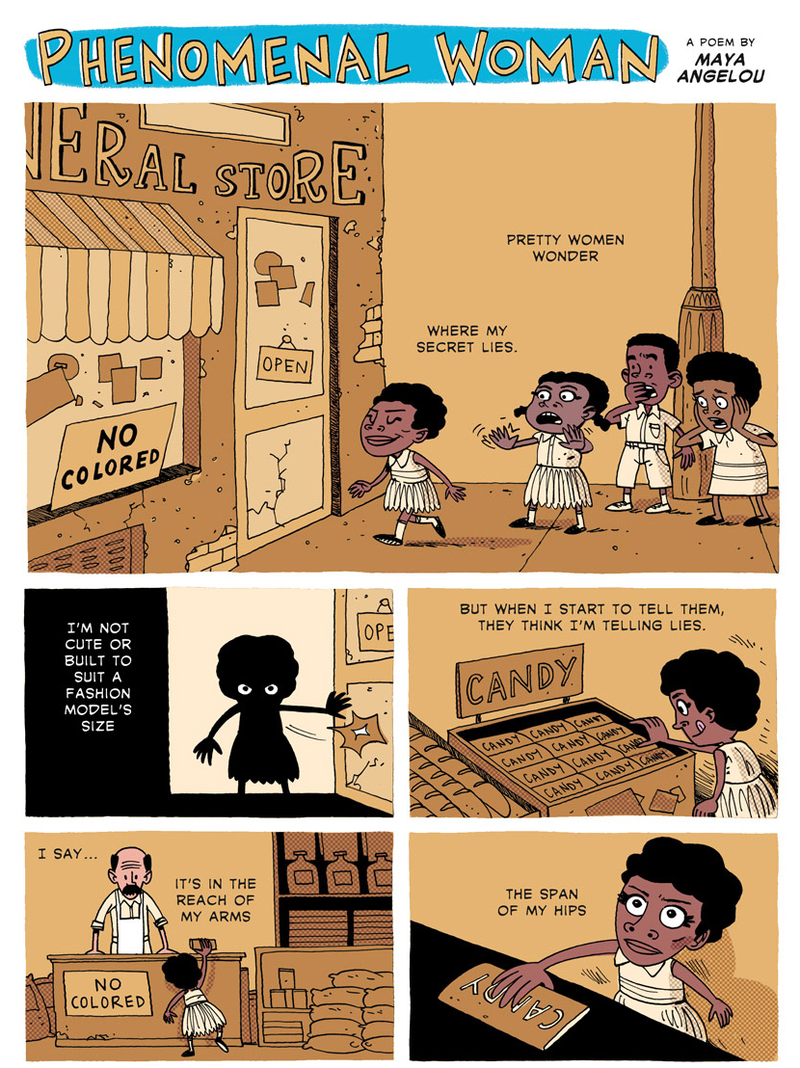 Illustration for article titled Check out this awesome comic illustration of "Phenomenal Woman"